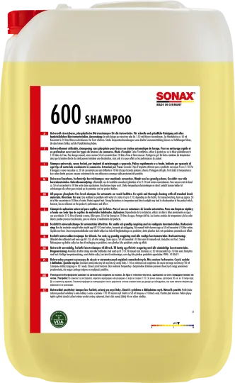 Ipari aut&oacute;mos&oacute; f&eacute;nyező sampon